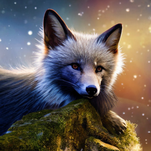 Chestnut-Tailed Silver fox 