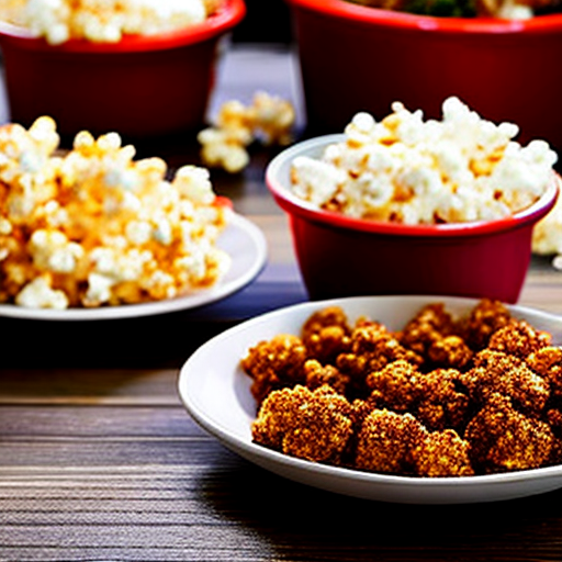 Cheesy Bacon Popcorn - Drizzle 4 cups hot popcorn with 1 tablespoon bacon drippings.