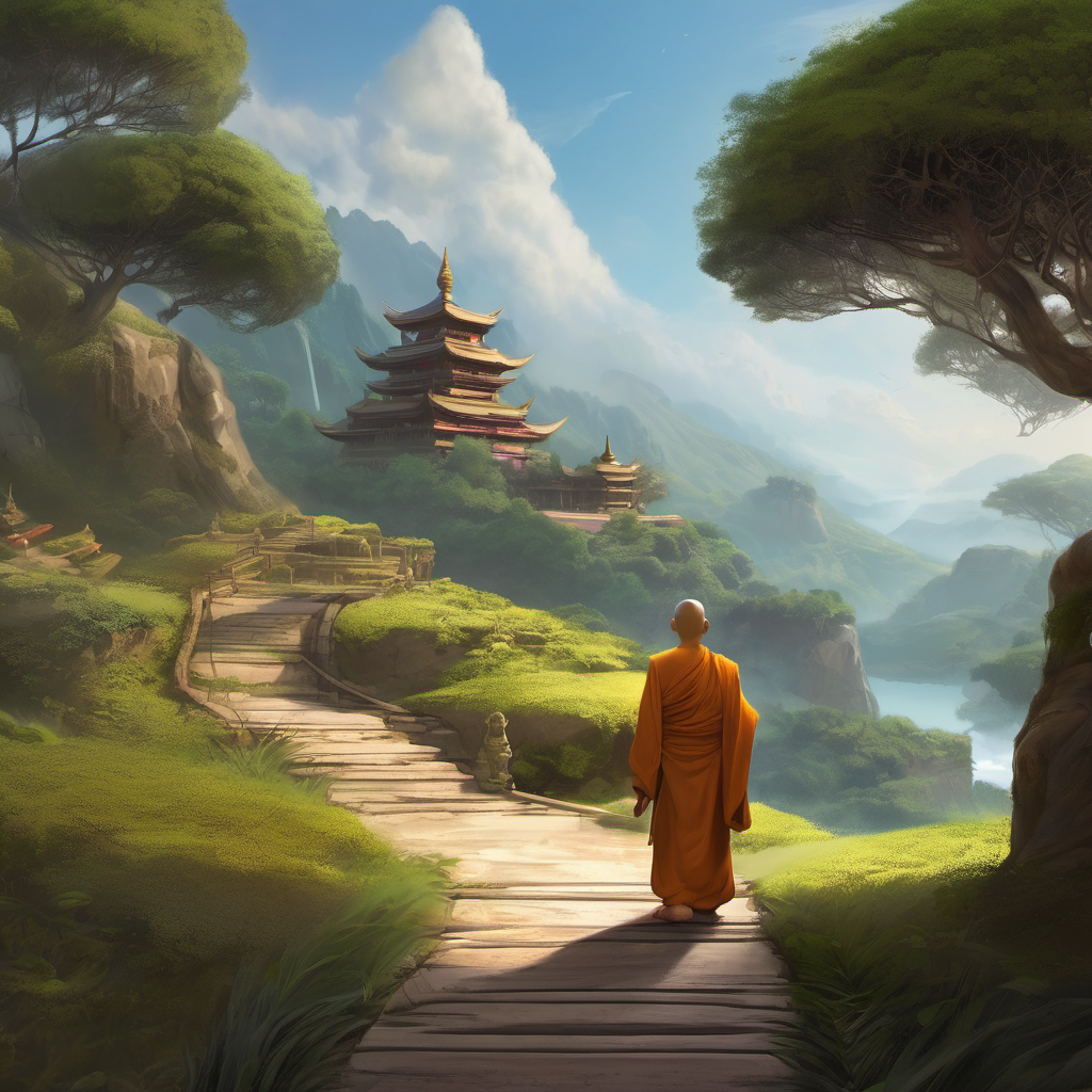 Mindful Monk's Journey Interactive AI Story