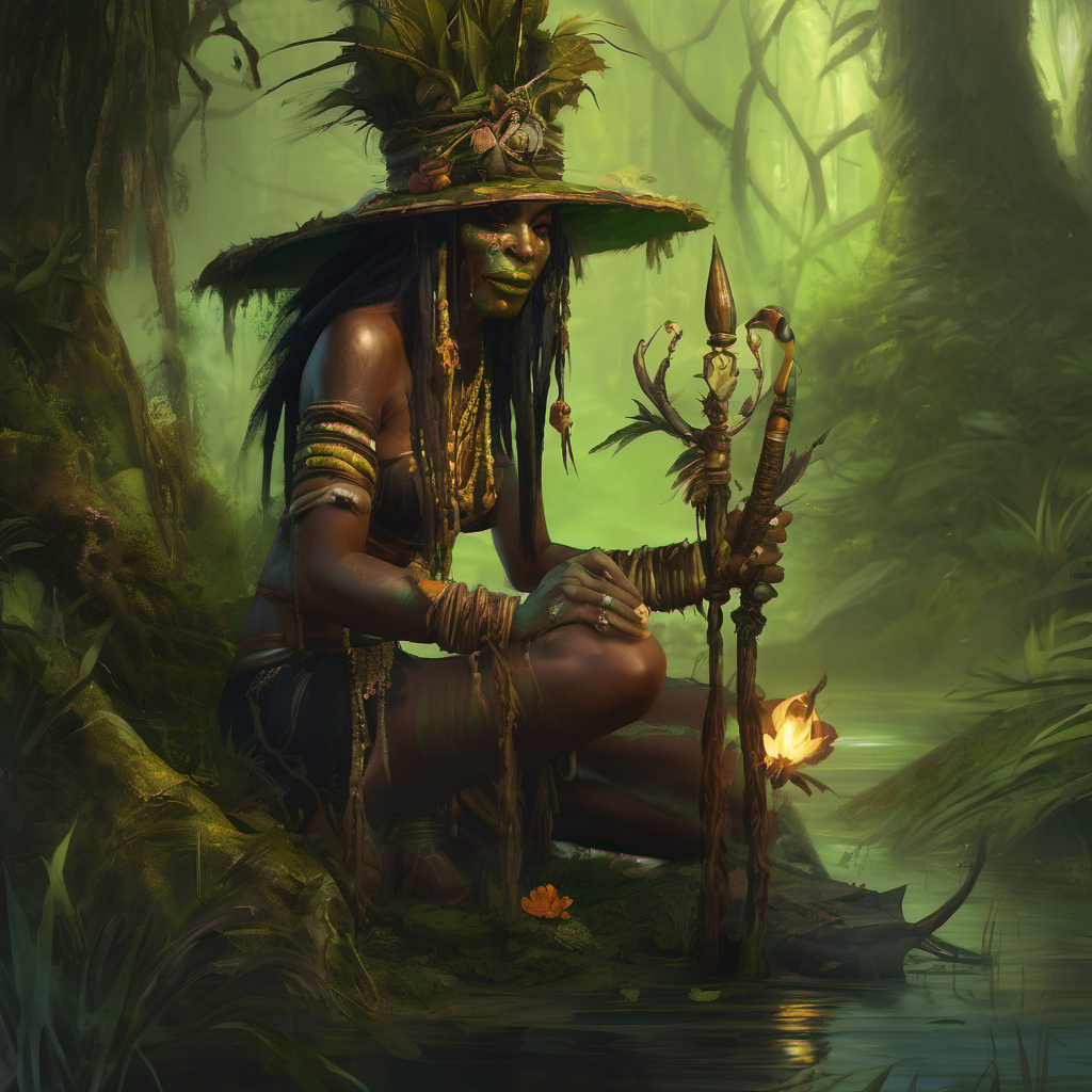 Witch Doctor's Secrets Interactive AI Story