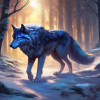 Shadowfang Wolf  The Shadowfang Wolf is known for its elusive nature, often prowling the dense forests under the moonlight.