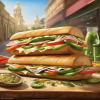 Bread: Italian Herb & Cheese Toasted?: Yes Meat: Turkey Italiano Melt Cheese: Swiss Seasoning: Pepper Veges: Green Peppers Onions Green Peppers Green Peppers Green Peppers   Onions Sauces: Mayo 