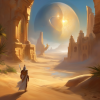 Ruled by fierce nomadic tribes and powerful sand magic, Xeros is a vast expanse of golden sands, hidden oasis, and towering sandstone temples.