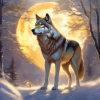 A loyal wolf with a heart of gold