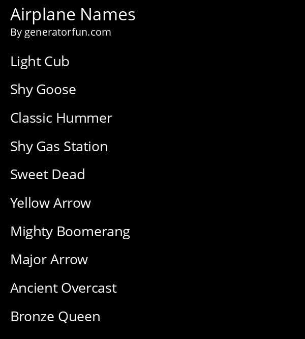 airplane-name-generator-generate-a-random-airplane-name