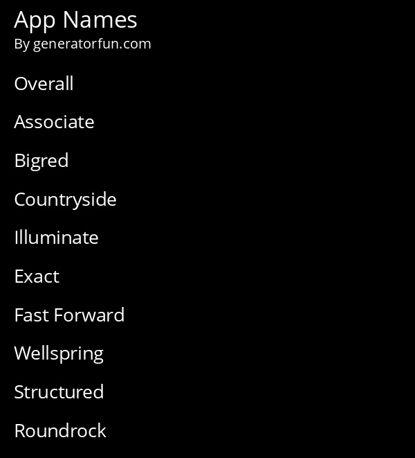 App Names