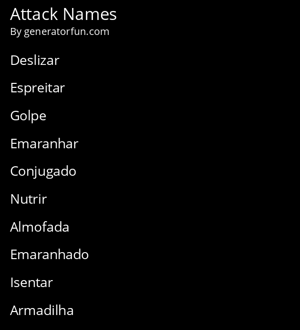 Attack Names