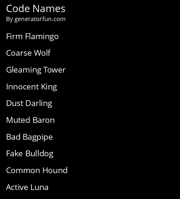 code-name-generator-generate-a-random-code-name