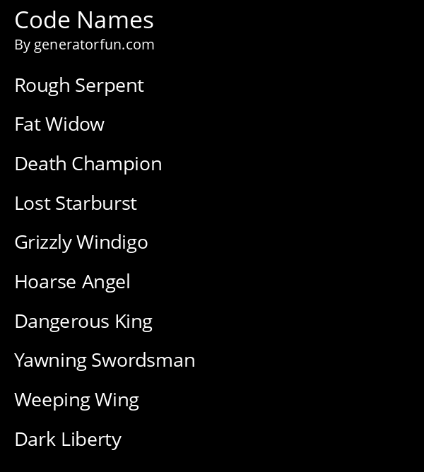 code-name-generator-generate-a-random-code-name