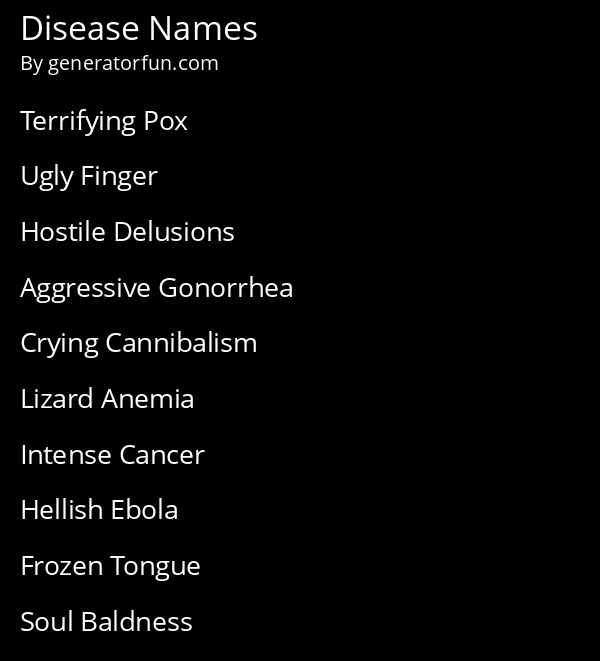 Disease Names