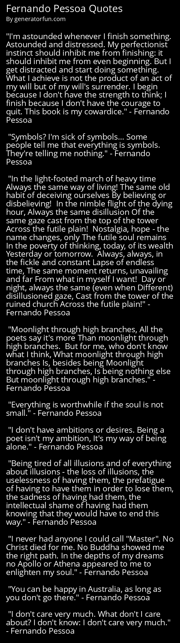 Fernando Pessoa Quotes