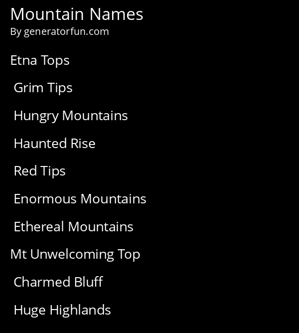 mountain-name-generator-generate-a-random-mountain-name