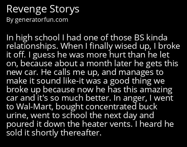 Revenge Storys